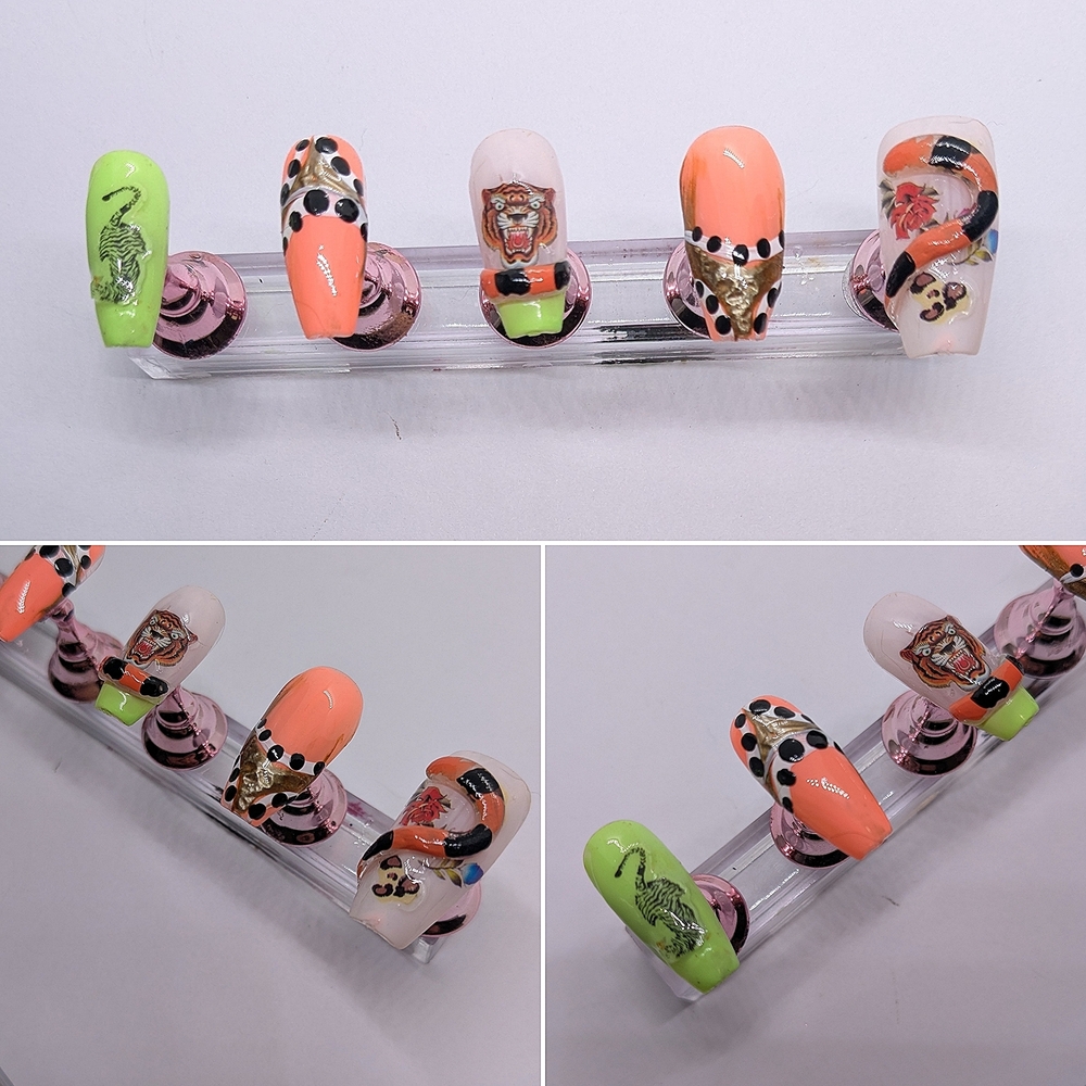 Animal Print Nail Art Set